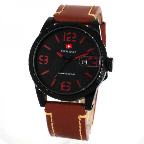 Swiss Army SA 1161 Black Red Brown